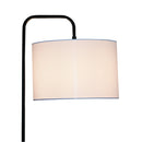 Lior - Arc Floor Lamp With Cylinder Shade - Black by HouseOfZazla