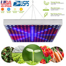 LED Grow Light Full Spectrum Hanging 225 LEDs Plant Grow Lamp Indoor Grow Light for Greenhouse Succulents Seedlings Plants Veg and Flower 15W LEDs
