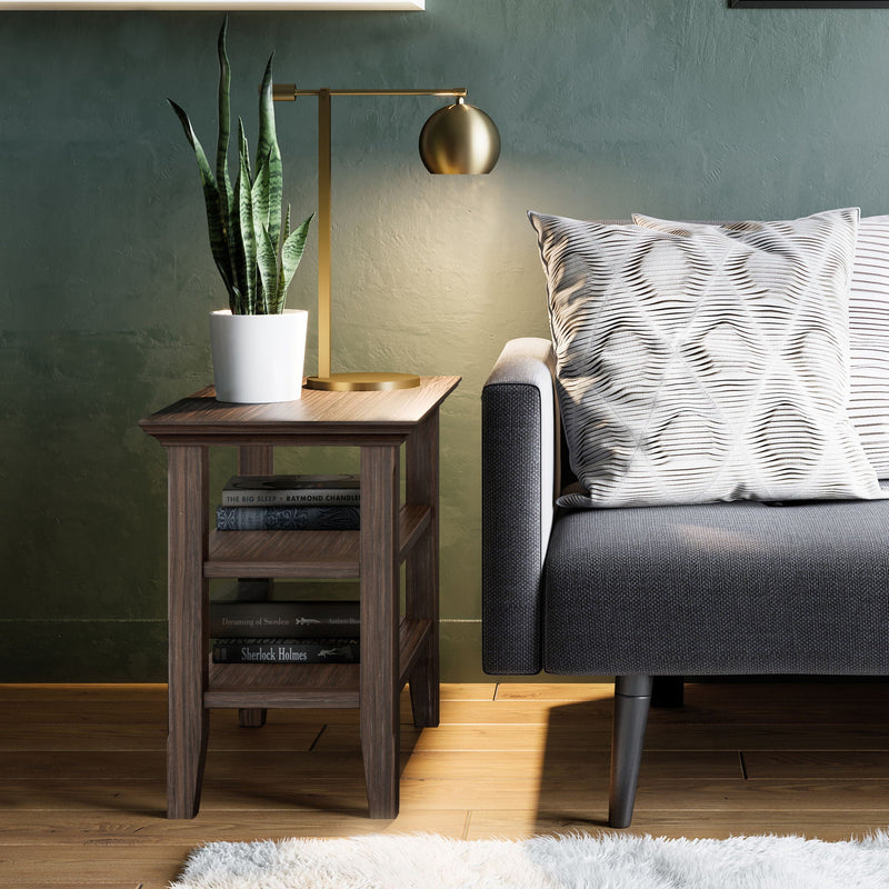 Acadian - Narrow Side Table - Farmhouse Brown, photo 5 of 6