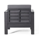 Acacia Wood Loveseat And Coffee Table Set With Cushions by HouseOfZazla
