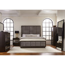Prescott - 5 Piece California King Bedroom Set - Dark Brown by HouseOfZazla