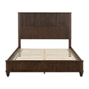 Platform Bed Frame & Tall Headboard by HouseOfZazla
