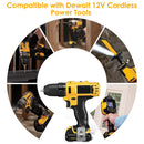 2 Packs 12V Li-ion Power Tool Battery Replacement Compatible with Dewalt DCB123 DCB127 DCB122 DCB124 DCB121 DCB120 DCB125