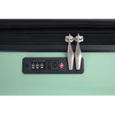 3 Piece Luggage Sets PC Lightweight & Durable Expandable Suitcase with Two Hooks, Double Spinner Wheels, TSA Lock, (21/25/29) Light Green