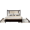 Platform Bed With 2 Big Drawers & Trundle by HouseOfZazla