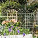 Metal Garden Rustproof Trellis For Climbing Plants Outdoor Flower Support by HouseOfZazla