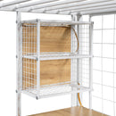 Loft Bed With Built In Work Station, Wardrobe, Storage Staircase And LED by Unique Piece Furniture