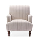 Sylvia - Striped Arm Chair - Natural by HouseOfZazla