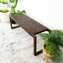 Christina - Bench - Cognac / Dark Brown / Tan by HouseOfZazla