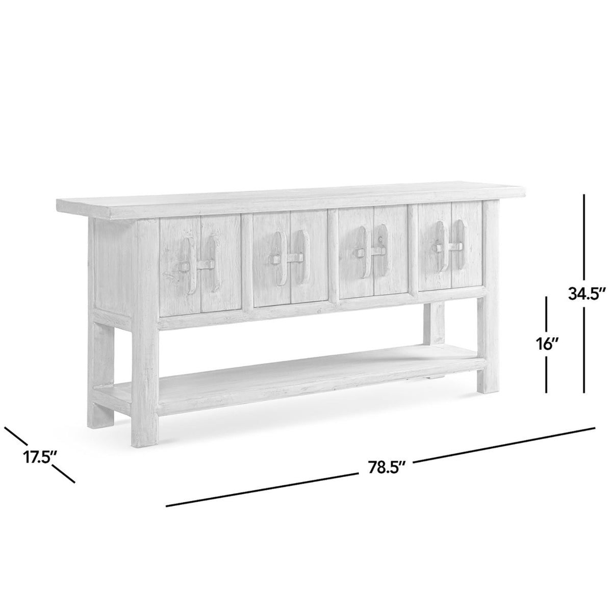 Rowan - Sideboard With Lower Shelf - Natural, photo 10 of 13