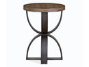 Bowden - Round Accent Table - Rustic Honey