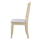 Extendable Dining Set, Farmhouse Extendable Table With Upholstered Chairs by HouseOfZazla