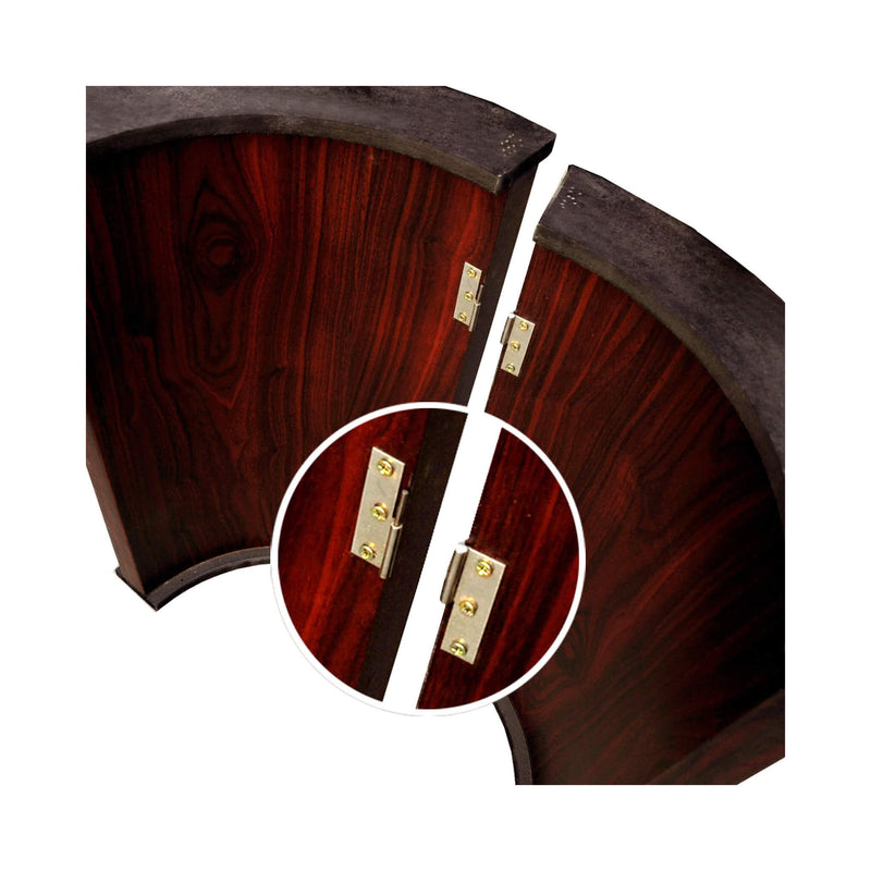 Premium 96" Poker Table With Speed Cloth And Wooden Texture Racetrack For 10 Players (SAK75023)