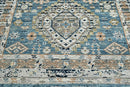 6x9 Blue LoomBloom Hand Knotted Arts & Crafts Oushak 100% Wool Oriental Area Rug