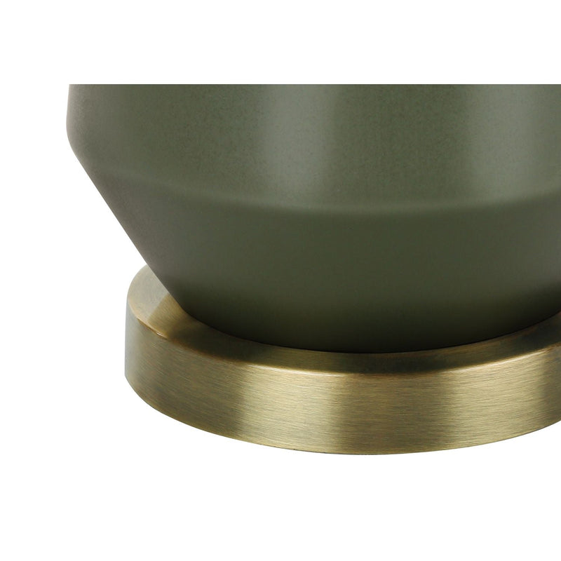 Lighting, Table Lamp, Green Ceramic, Contemporary - Green, photo 3 of 5