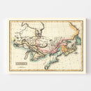 Vintage Map of Canada 1823