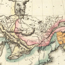 Vintage Map of Canada 1823