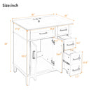 Modern Bathroom Vanity With Sink, Storage Cabinet, Soft Close Doors, Deep & Standard Drawers