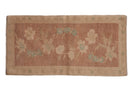 1.5x3.5 Vintage Distressed Oushak Rug Mat Runner