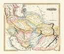 Vintage Map of Persia 1823