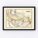 Vintage Map of Persia 1823