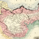 Vintage Map of China 1823