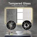 24X40 Inch LED Bathroom Mirror Vanity with Front Lights