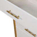 Obsession - 5 Drawer LED Chest - White by HouseOfZazla