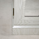 Sideboard Cabinet With Mirrored Doors, Adjustable Shelf, Metal Handles by HouseOfZazla