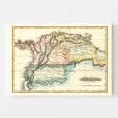 Vintage Map of Colombia 1823