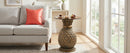 Yellow Pineapple Side Table
