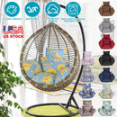 Egg Chair Cushion with Headrest - Thick Padded Hanging Seat