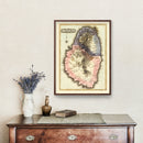 Vintage Map of St Vincent 1823