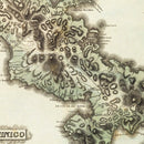 Vintage Map of Martinico, 1823