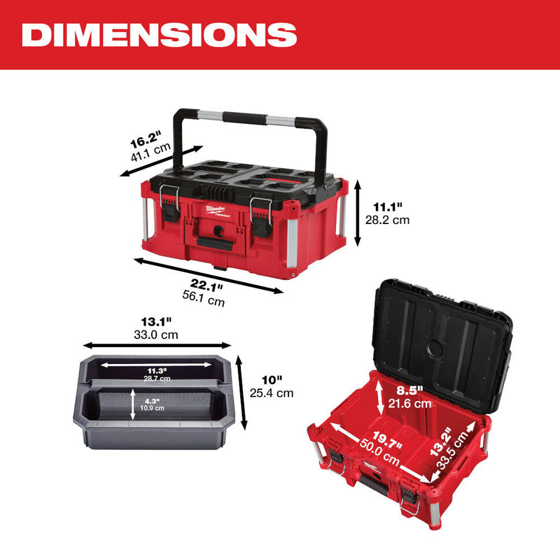 Milwaukee 48-22-8425 PACKOUT™ Large Tool Box