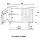 Ixora - 2 Door Cabinet - Black