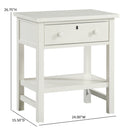 Finley - 1 Drawer Storage Nightstand by HouseOfZazla
