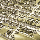 Vintage Map of Gettysburg, Pennsylvania 1888