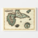 Vintage Map of Guadaloupe, 1823