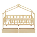 House Bed With 2 Drawers
