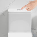 1 Piece Toilet With Dual Flush & Rimless Bowl - Glossy White by HouseOfZazla
