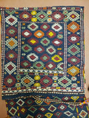 2' X 4' Handmade Turkish Tribal Kilim Wool Rug Double Saddle Bag Khorjin Nice