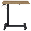 Westpark Pneumatic Adjustable C-Shape Side Table with Casters Mango