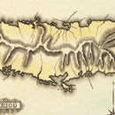 Vintage Map of Puerto Rico, 1823