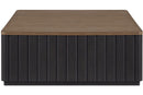 Channel - Cocktail Table With Casters - Black by HouseOfZazla
