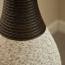 Tall Designer Floor Vase With Elegant 2 Tone by HouseOfZazla