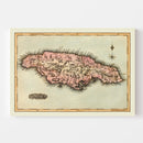 Vintage Map of Jamaica 1823