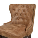Holmes - Tufted High Back 360 Swivel Counter Height Barstool by HouseOfZazla