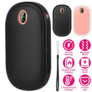 Rechargeable Hand Warmer Electric Hand Heater Portable Reusable Pocket Warmer Power Bank with Digital Display 2 Levels Double-sided Heating