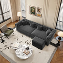 Chesterfield Sofa Bed – 3-in-1 Convertible Velvet Sofa